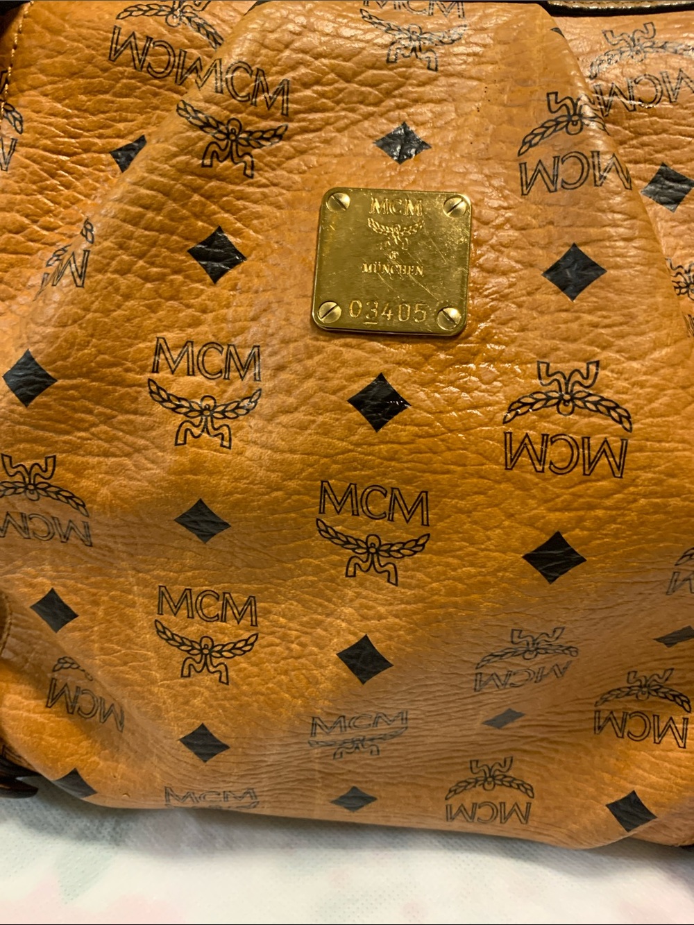 MCM Cognac shoulder bag/crossbody - Picture 7 of 16